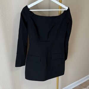 Zara Black Long Sleeve Dress